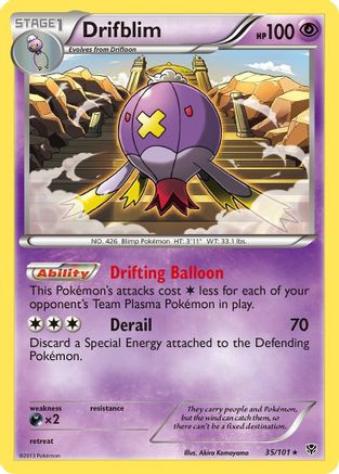 Drifblim  Plasma Blast - Rare