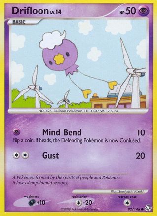 Drifloon  - Reverse Holofoil Legends Awakened - Common