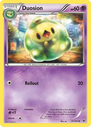 Duosion  - Reverse Holofoil Noble Victories - Uncommon