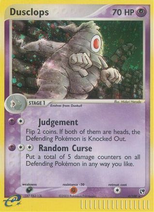 Dusclops  - Reverse Holofoil Sandstorm - Holo Rare