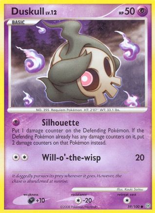 Duskull (59)  Stormfront - Common