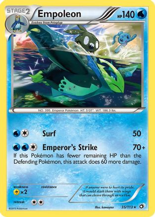 Empoleon 035  Legendary Treasures - Rare