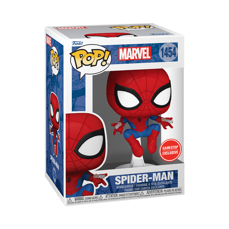 Funko Pop! Marvel - Spider-Man (Swinging) #1454 [GameStop Exclusive] *PREORDER*