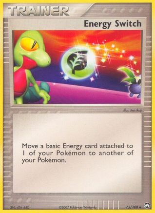 Energy Switch 075  - Reverse Holofoil Power Keepers - Uncommon