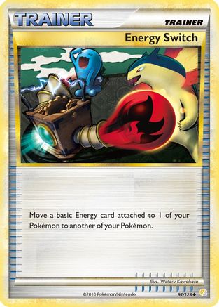 Energy Switch 091  HeartGold SoulSilver - Uncommon