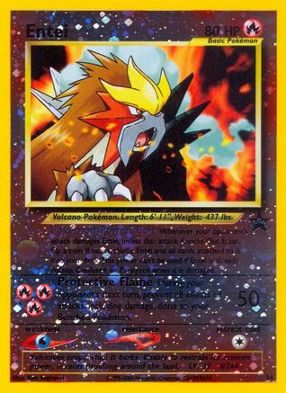 Entei 034  - Reverse Holofoil WoTC Promo - Promo