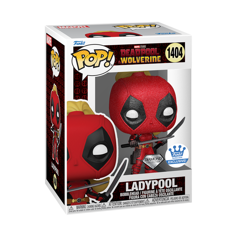 Funko Pop! Marvel: Deadpool & Wolverine - Ladypool (Diamond) #1404 [Funko Shop Exclusive]