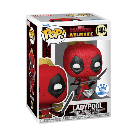 Funko Pop! Marvel: Deadpool & Wolverine - Ladypool (Diamond) #1404 [Funko Shop Exclusive]