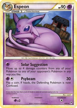 Espeon  - Holofoil Call of Legends - Holo Rare