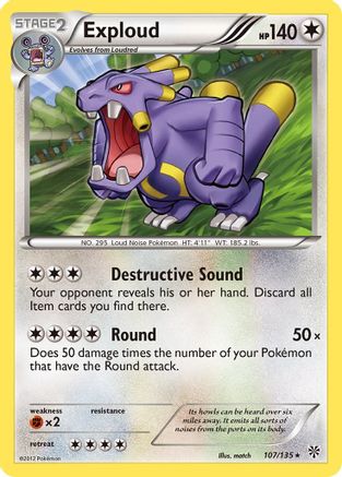 Exploud  Plasma Storm - Rare