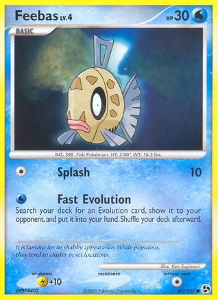 Feebas  - Reverse Holofoil Great Encounters - Common