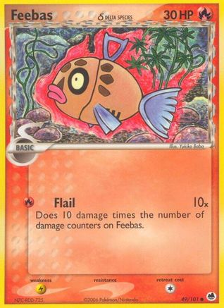 Feebas (Delta Species) 049  Dragon Frontiers - Common