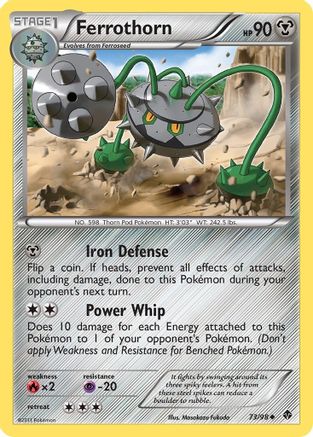 Ferrothorn (73)  Emerging Powers - Uncommon