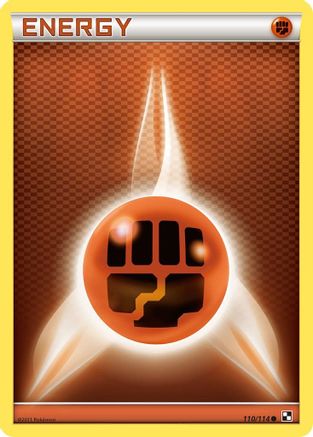 Fighting Energy/114  - Reverse Holofoil Black and White - Common