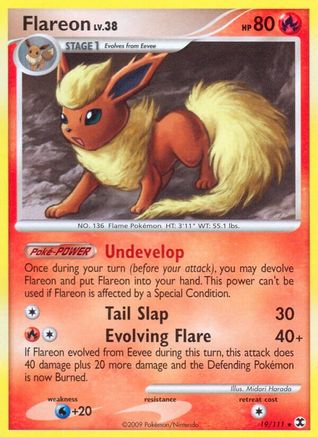 Flareon/111  - Reverse Holofoil Rising Rivals - Rare