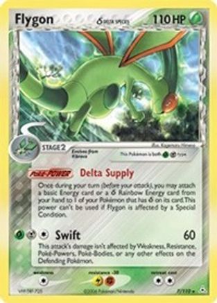 Flygon (Delta Species)/110  - Reverse Holofoil Holon Phantoms - Holo Rare