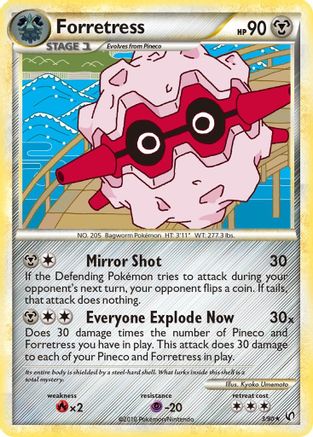 Forretress (3) (3) 003  - Holofoil Undaunted - Holo Rare