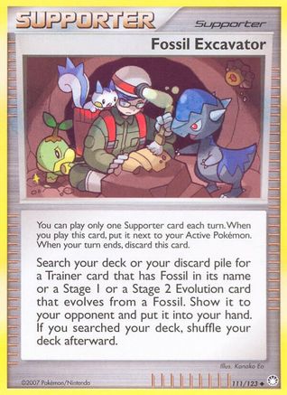 Fossil Excavator 111  Mysterious Treasures - Uncommon