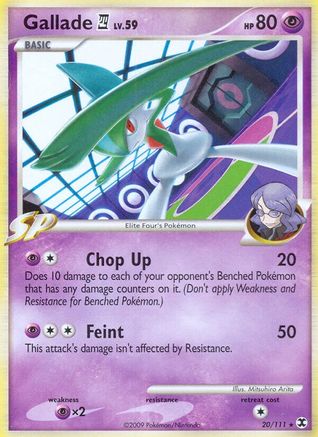 Gallade E4  Rising Rivals - Rare