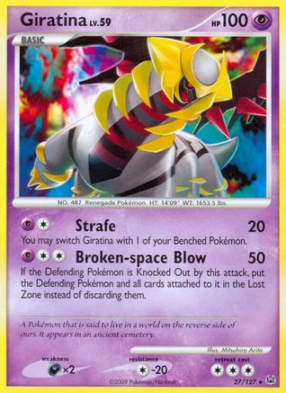 Giratina (27)  Platinum - Rare