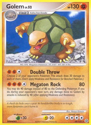 Golem  - Reverse Holofoil Secret Wonders - Rare