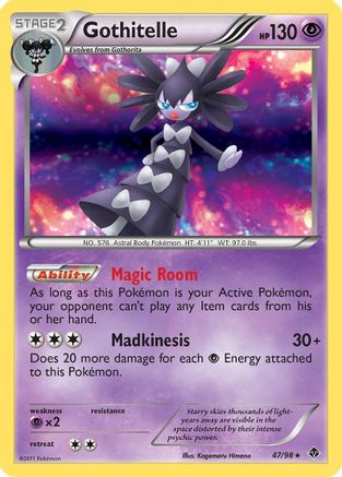 Gothitelle (47) (47) 047  - Holofoil Emerging Powers - Holo Rare