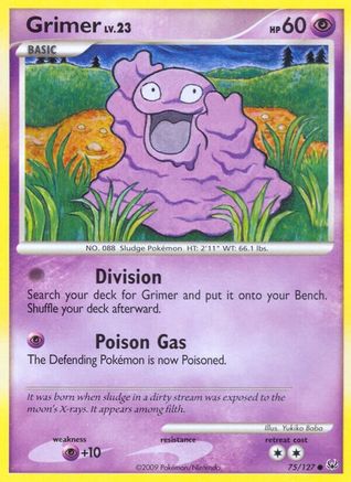 Grimer  - Reverse Holofoil Platinum - Common
