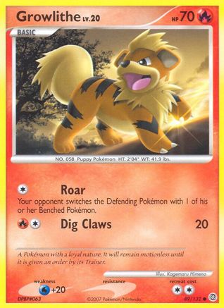 Growlithe 089  Secret Wonders - Common