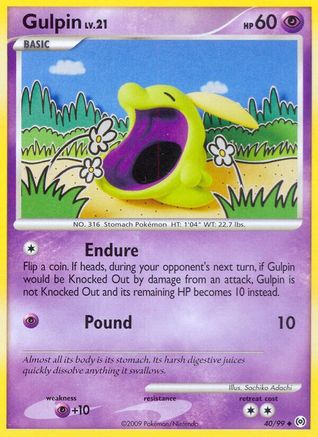 Gulpin (40) (40) 040/99  Arceus - Uncommon