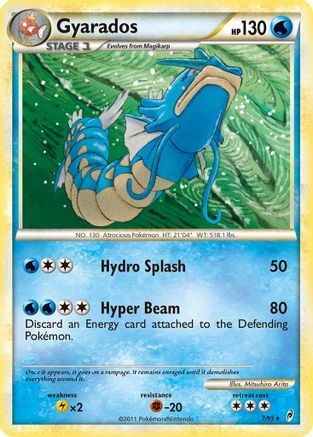 Gyarados  - Reverse Holofoil Call of Legends - Holo Rare