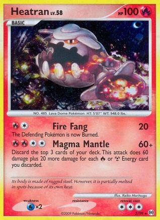 Heatran  - Reverse Holofoil Arceus - Holo Rare