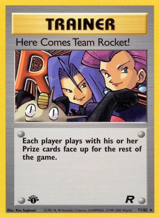 Here Comes Team Rocket! (71) (71) 071  - 1st Edition Team Rocket - Rare