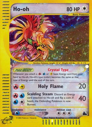 Ho-oh  - Reverse Holofoil Skyridge - Secret Rare