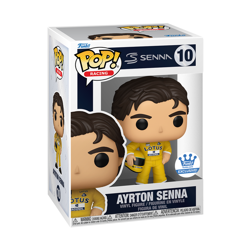 Funko Pop! Sports: Racing - Ayrton Senna (Lotus Racing Suit) #10 [Funko Shop Exclusive]