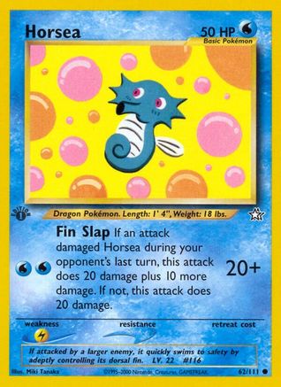 Horsea 062  - 1st Edition Neo Genesis - Common