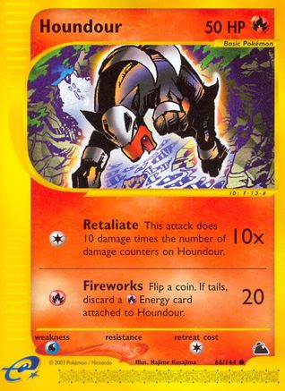 Houndour  - Reverse Holofoil Skyridge - Common