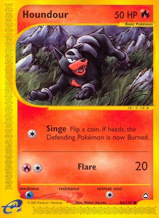 Houndour (86) (86) 086  Aquapolis - Common