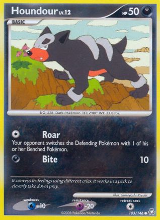 Houndour  - Reverse Holofoil Legends Awakened - Common