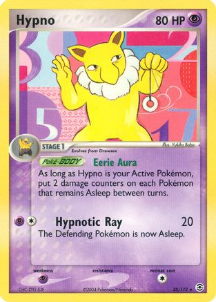 Hypno  FireRed & LeafGreen - Rare