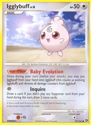 Igglybuff  - Reverse Holofoil Great Encounters - Common