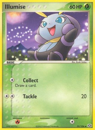 Illumise  - Reverse Holofoil Emerald - Uncommon