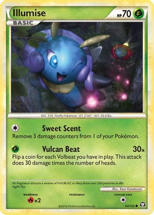 Illumise  - Reverse Holofoil Triumphant - Common
