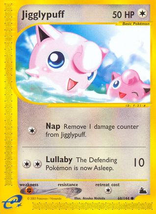Jigglypuff  - Reverse Holofoil Skyridge - Common