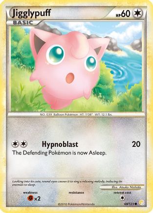 Jigglypuff 068  HeartGold SoulSilver - Common