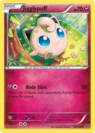 Jigglypuff (88) (88) 088  - Reverse Holofoil XY Base Set - Common