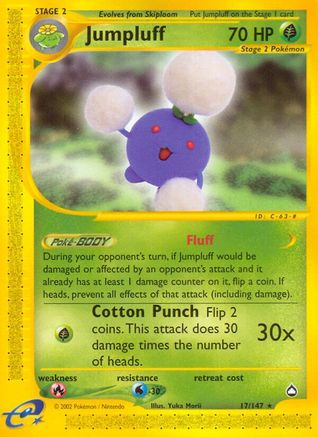 Jumpluff  Aquapolis - Rare