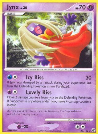 Jynx  - Reverse Holofoil Secret Wonders - Rare