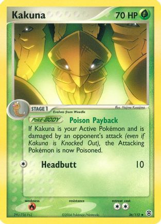 Kakuna  FireRed & LeafGreen - Uncommon