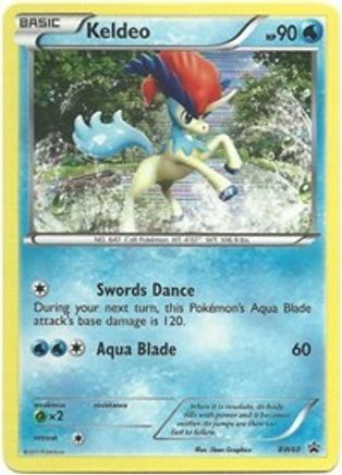 Keldeo - BW60 (Tinsel Holo)  - Holofoil Black and White Promos - Promo