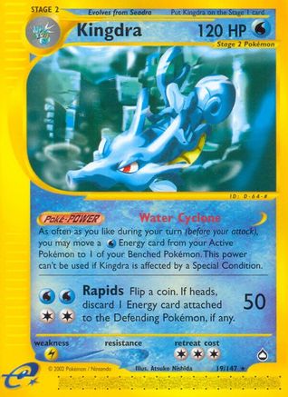 Kingdra (19)  Aquapolis - Rare